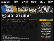 Tablet Screenshot of angelcitybrigade.net
